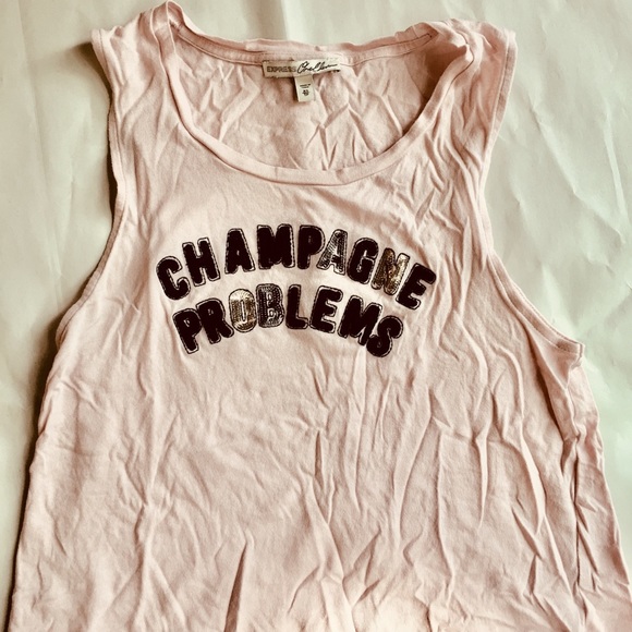 “Champagne Problems” graphic tank - Picture 1 of 2